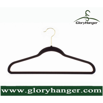 Plastic Velvnt Cloth Hanger Venta al por mayor